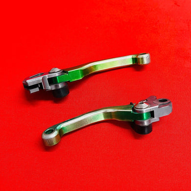 KX85 FOLDING CLUTCH AND FRONT BRAKE LEVER KAWASAKI KX 85 100 (2001-2013)