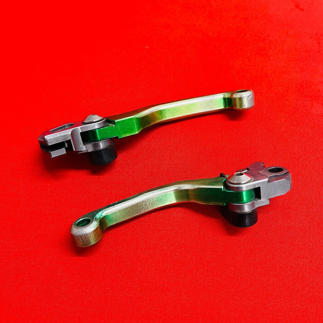 KX85 FOLDING CLUTCH AND FRONT BRAKE LEVER KAWASAKI KX 85 100 (2001-2013)