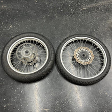 Load image into Gallery viewer, CRF250F WHEELS FRONT REAR STREET TIRES SUPERMOTO GENUINE HONDA CRF 250 F 19-25
