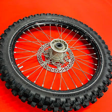 Load image into Gallery viewer, YZ250 FRONT WHEEL COMPLETE 21&quot; RIM TIRE GENUINE OEM YAMAHA YZ 250 (02-22)