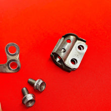 Load image into Gallery viewer, CRF150F FRONT BRAKE GUIDES HOSE CLAMPS GENUINE OEM HONDA CRF 150 F (2003-2017)