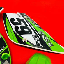 Load image into Gallery viewer, KX85 PLASTICS FENDERS SHROUDS GRAPHICS OEM GENUINE KAWASAKI KX 85 100 (2001-2013