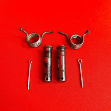 Load image into Gallery viewer, CRF150R FOOT PEG MOUNTS PINS SPRINGS GENUINE OEM HONDA CRF 150 R RB (2007-2023)