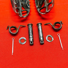 Load image into Gallery viewer, CRF250R FOOT PEGS KIT NEW PINS GENUINE OEM HONDA CRF 250 R (2004-2008)