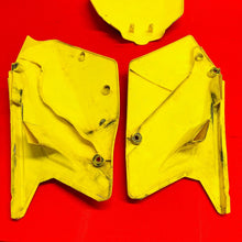 Load image into Gallery viewer, RMZ450 NUMBER PLATES PLASTICS COVERS GENUINE OEM SUZUKI RMZ 450 (2005-2007)