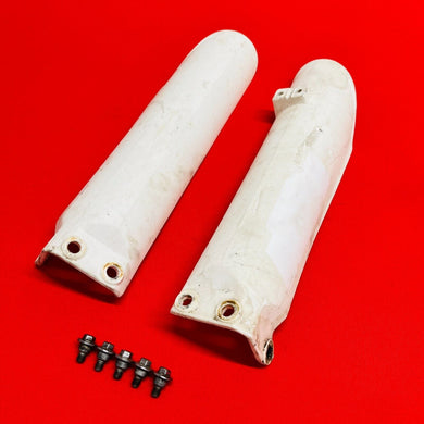 KTM85 FORK GUARDS COVERS OEM GENUINE KTM 85 105 SX XC (2003-2011)