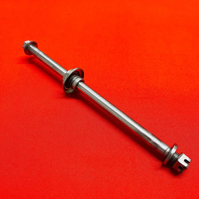 DRZ125 FRONT AXLE WHEEL BOLT COMPLETE OEM GENUINE SUZUKI DR-Z DRZ 125 L (03-07)