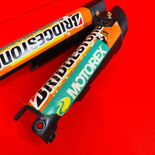 Load image into Gallery viewer, KTM250 FORK GUARDS COVERS PLASTICS GENUINE OEM KTM 250 SXF XC-F XC F W (2007-10)