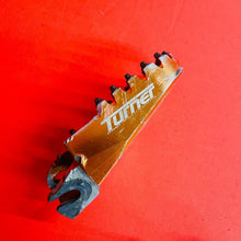 Load image into Gallery viewer, KLX110 TURNER FOOT PEGS ORANGE WIDE FOOTPEGS KAWASAKI DRZ KLX 110