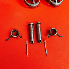 Load image into Gallery viewer, KX250F FOOT PEGS KIT SPRINGS NEW PINS GENUINE OEM KAWASAKI KX 250 F (2006-2008)