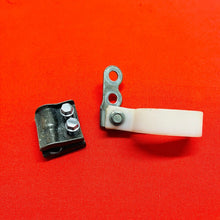 Load image into Gallery viewer, KX85 FRONT BRAKE LINE GUIDES HOSE CLAMPS OEM GENUINE KAWASAKI KX 85 100 (01-22)