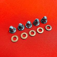 Load image into Gallery viewer, RM125 CYLINDER HEAD NUTS BOLTS CASTLE NUTS GENUINE OEM SUZUKI RM 125 (01-08)