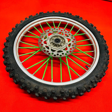 KX100 FRONT WHEEL COMPLETE 19