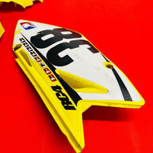 Load image into Gallery viewer, RMZ450 NUMBER PLATES PLASTICS COVERS GENUINE OEM SUZUKI RMZ 450 (2005-2007)