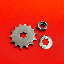 Load image into Gallery viewer, YAMAHA MX80 FRONT SPROCKET 14T NUT OEM GENUINE TY GT MX 80 (1974-1982)