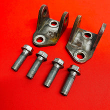 Load image into Gallery viewer, RMZ450 FOOT PEG MOUNTS BRACKETS BOLTS GENUINE OEM SUZUKI RMZ 450 (2005-2007)