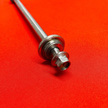 Load image into Gallery viewer, DRZ125 FRONT AXLE WHEEL BOLT COMPLETE OEM GENUINE SUZUKI DR-Z DRZ 125 L (03-07)