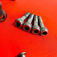 Load image into Gallery viewer, CRF150F FOOT PEG MOUNTS BRACKETS BOLTS GENUINE OEM HONDA CRF 150 F (2003-2009)