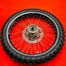 Load image into Gallery viewer, YZ250 FRONT WHEEL COMPLETE 21&quot; RIM TIRE GENUINE OEM YAMAHA YZ 250 (02-22)