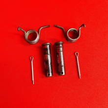 Load image into Gallery viewer, CRF150R FOOT PEG MOUNTS PINS SPRINGS GENUINE OEM HONDA CRF 150 R RB (2007-2023)
