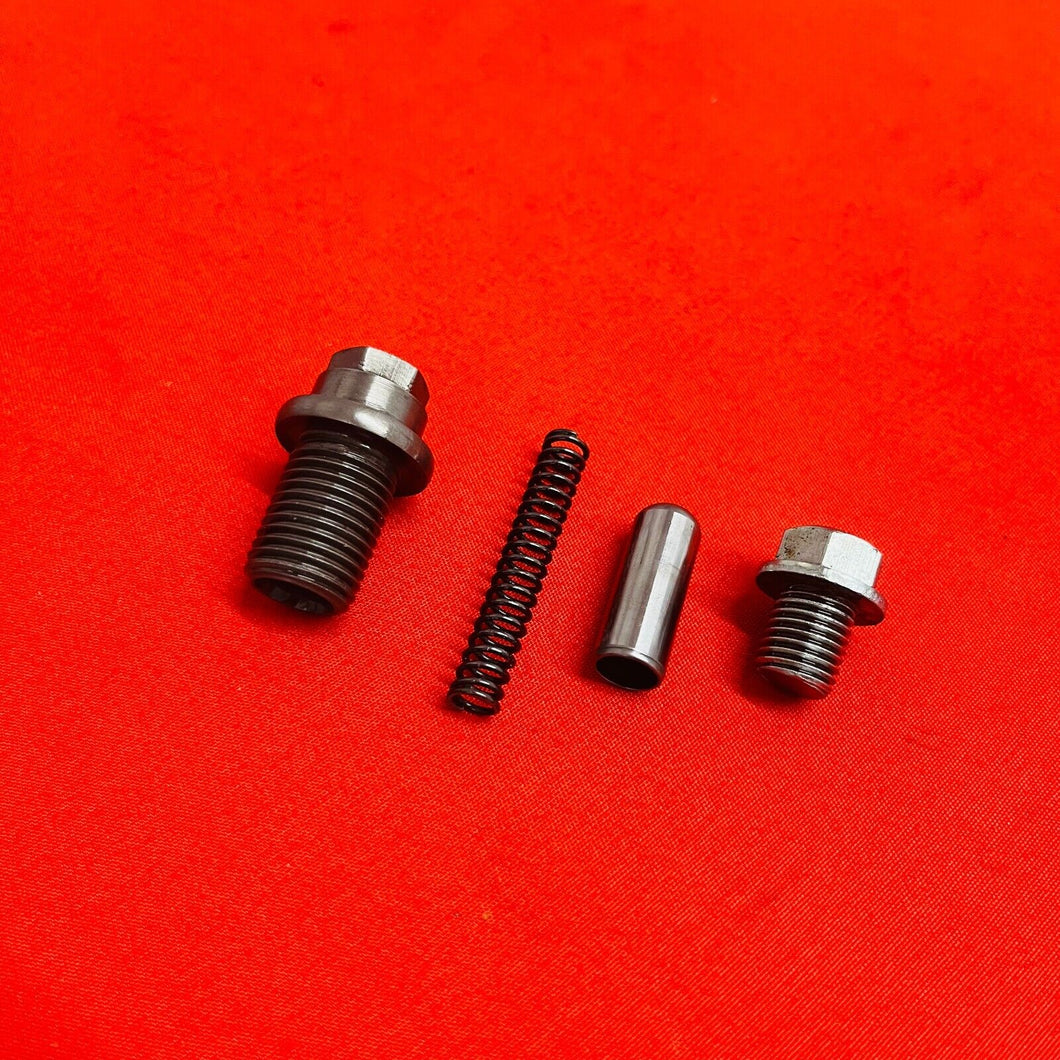 YAMAHA MX80 OIL BOLT DRAIN PLUG SPRING PIN OEM GENUINE TY GT MX 80 (1974-1982)