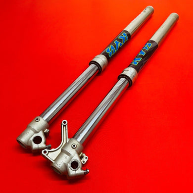 YZ250 FORKS FRONT SHOCKS SUSPENSION GENUINE OEM YAMAHA YZ 250 (01-03)