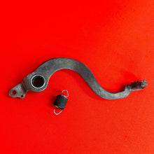 Load image into Gallery viewer, CRF150R REAR BRAKE LEVER PEDAL + SPRING GENUINE OEM HONDA CRF 150 R RB (07-23)