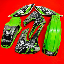 Load image into Gallery viewer, KX85 PLASTICS FENDERS SHROUDS GRAPHICS OEM GENUINE KAWASAKI KX 85 100 (2001-2013