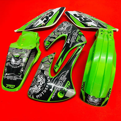 KX85 PLASTICS FENDERS SHROUDS GRAPHICS OEM GENUINE KAWASAKI KX 85 100 (2001-2013
