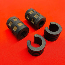 Load image into Gallery viewer, KX85 FRAME RUBBER TANK BUSHINGS MOUNTS GENUINE OEM KAWASAKI KX 85 100