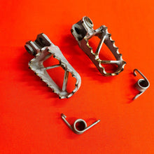 Load image into Gallery viewer, KTM50 FOOT PEGS FOOTPEGS SPRINGS OEM GENUINE KTM 50 PRO SR LC SX (2002-2008)