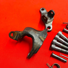 Load image into Gallery viewer, CRF150F FOOT PEG MOUNTS BRACKETS BOLTS GENUINE OEM HONDA CRF 150 F (2003-2009)