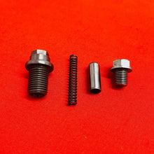 Load image into Gallery viewer, YAMAHA MX80 OIL BOLT DRAIN PLUG SPRING PIN OEM GENUINE TY GT MX 80 (1974-1982)