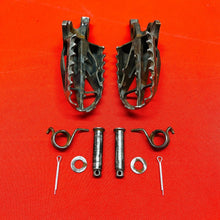 Load image into Gallery viewer, CRF250R FOOT PEGS KIT NEW PINS GENUINE OEM HONDA CRF 250 R (2004-2008)