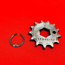 Load image into Gallery viewer, KX65 FRONT SPROCKET 13T CIR CLIP CIRCLIP GENUINE OEM KAWASAKI RM KX 65 (02-22)