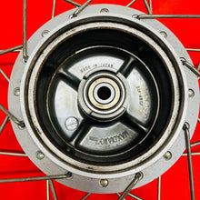 Load image into Gallery viewer, DRZ125 FRONT WHEEL COMPLETE 17&quot; RIM OEM GENUINE SUZUKI DR-Z DRZ 125 L (03-07