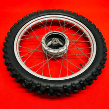 Load image into Gallery viewer, DRZ125 FRONT WHEEL COMPLETE 17&quot; RIM OEM GENUINE SUZUKI DR-Z DRZ 125 L (03-07