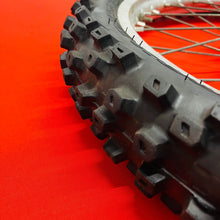 Load image into Gallery viewer, RM125 FRONT WHEEL COMPLETE EXCEL 21&quot; RIM TIRE GENUINE OEM SUZUKI RM 125 (2001-08