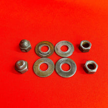 Load image into Gallery viewer, XR80 REAR SHOCK NUTS MOUNTS GENUINE OEM HONDA XR 80 (1979-1984) 