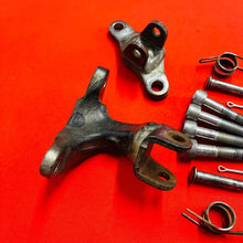 Load image into Gallery viewer, CRF150F FOOT PEG MOUNTS BRACKETS BOLTS GENUINE OEM HONDA CRF 150 F (2003-2009)
