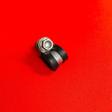 KTM50 FRONT BRAKE CABLE MOUNT LINE CLAMP OEM GENUINE KTM 50 MINI ADV SX SR JR