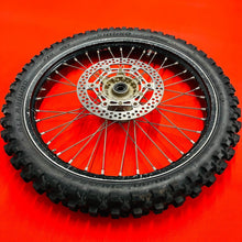 Load image into Gallery viewer, YZ250 FRONT WHEEL COMPLETE 21&quot; RIM TIRE GENUINE OEM YAMAHA YZ 250 (02-22)