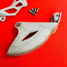 Load image into Gallery viewer, YZ450F REAR CALIPER GUARDS DISC COVERS BOLTS GENUINE OEM YAMAHA YZ 450 F (06-09