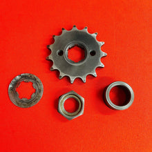 Load image into Gallery viewer, RT180 FRONT SPROCKET 15T MOUNT NUT SPACER GENUINE OEM YAMAHA RT 180 (1990-1998)