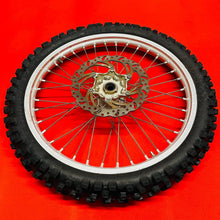 Load image into Gallery viewer, RM125 FRONT WHEEL COMPLETE EXCEL 21&quot; RIM TIRE GENUINE OEM SUZUKI RM 125 (2001-08