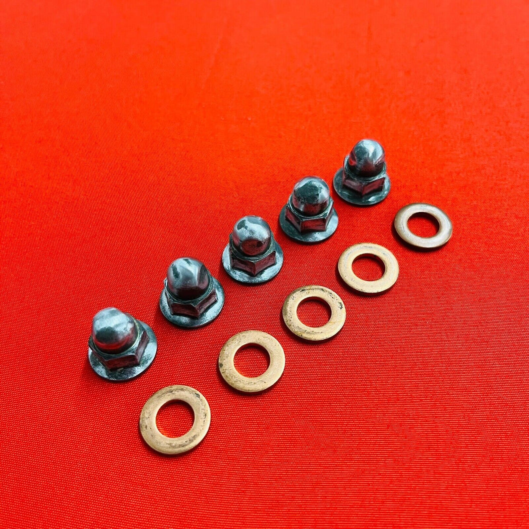 RM125 CYLINDER HEAD NUTS BOLTS CASTLE NUTS GENUINE OEM SUZUKI RM 125 (01-08)