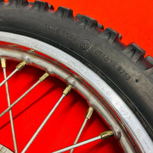 Load image into Gallery viewer, CRF70 FRONT WHEEL COMPLETE 14&quot; RIM TIRE OEM GENUINE HONDA CRF XR 70 (2004-2012)