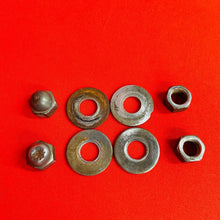 Load image into Gallery viewer, XR80 REAR SHOCK NUTS MOUNTS GENUINE OEM HONDA XR 80 (1979-1984) 