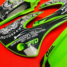 Load image into Gallery viewer, KX85 PLASTICS FENDERS SHROUDS GRAPHICS OEM GENUINE KAWASAKI KX 85 100 (2001-2013