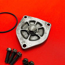 Load image into Gallery viewer, DRZ125 OIL FILTER SCREEN COVER PLATE OEM GENUINE SUZUKI DR-Z DRZ 125 L (2003-07)